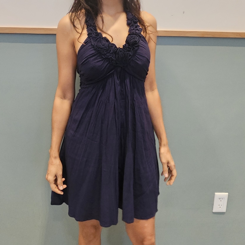 Navy blue sun dress